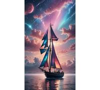 1000pcs Sailboat Jigsaw Puzzles for Adults,Fun Personalized Puzzles DIY Arts Craft for Home Wall Decor Birthday Gifts Decompression Toy
