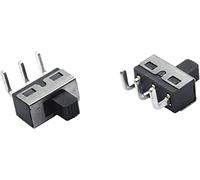 1000PCS SS12D11 Right Angle Toggle Switch 3PIN 1P2T Handle High 5MM Pitch 4.7MM Slide Switch SS12D06