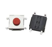 1000Pcs switch Tact Switch 6x6x2.5mm Button red button reset switch SMD 4Pins 6 * 6 * 2.5mm Push button switch 6 * 6 IDGTTLDF
