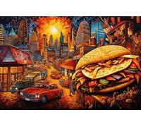 1000pcs Taco Jigsaw Puzzle Suitable for All Groups of People Creative Fun Jigsaw Traditional Puzzles Perfect for Family Nights Game