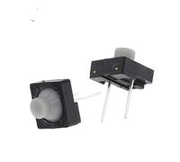 1000PCS Touch Switch Pin 5H Silica Gel Silent Button Two Feet Pin Conductive Silicone Button Switch 2pin 8x8x5 Mm