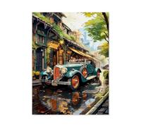 1000Pcs，Vintage Car，Jigsaw Adult Decompression Game Puzzle Students Toy For Children Christmas Birthday Gifts（75x50cm）-AA100