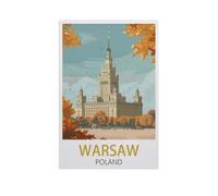 1000Pcs，Warsaw Poland，Jigsaw Adult Decompression Game Puzzle Students Toy For Children Christmas Birthday Gifts（75x50cm）-IJ49