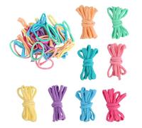 1000pcs Weaving Loom Loops Refill for 7 Inch Potholder Looms, Multicolored Elastic Weaving Knitting Loops Bands Craft Supplies for Beginners Craft Enthusiasts Group Activities