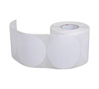 1000pcs White round Self Adhesive Thermal Printer Labels, 3 Inch Paper | Waterproof Printable Finish, Strong Adhesion and Residue Free Removal, Kitchen and Bathroom Use