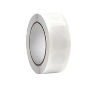 1000pcs White Round Stickers Labels 13 Mm Easy Peel Self-Adhesive Small Circle Dot Stickers DIY Writable Coding Sticky Label on a Roll for Office Shop Home Classroom Marking