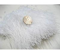 1000pcs White Short Plastic Hang Tag String Snap Lock Fastener Hand use Tagging Supplies