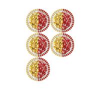 1000Pcs Wooden Bees Ladybugs, Wooden Bumble Bees & Ladybugs for Crafts Scrapbooking DIY Party Decoration