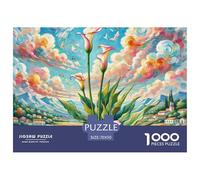 1000pes Calla Lily Jigsaw Puzzle Fun, Challenging for Adults Home Decoration Educational Games Age 12+ for Adults 70x50cm/1000pcs
