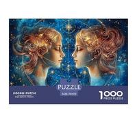 1000pes Gemini Jigsaw Puzzles Gemini Challenge High Difficulty for Adults Home Decorations Educational Game Age 12+ for Adults 70x50cm/1000pcs