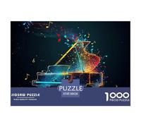 1000pes Music Notation Jigsaw Puzzles Challenge High Difficulty for Adults Home Decorations Educational Games Age 12+ for Adults 38x26cm/1000pcs