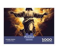 1000pes Mythical Jesus Jigsaw Puzzles Fun, Challenging for Adults Home Decoration Educational Game Age 12+ for Adults 70x50cm/1000pcs