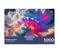 1000pes Rainbow Jigsaw Puzzles Rainbow Fun, Challenging for Adults Home Decoration Educational Game Age 12+ for Adults 38x26cm/1000pcs