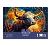 1000pes Taurus Jigsaw Puzzle Taurus Challenge High Difficulty for Adults Home Decoration Educational Games Age 12+ for Adults 70x50cm/1000pcs