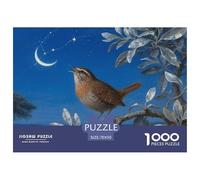 1000pes Wildlife Jigsaw Puzzle Nightingale Challenge High Difficulty for Adults Home Decorations Educational Game Age 12+ for Adults 70x50cm/1000pcs