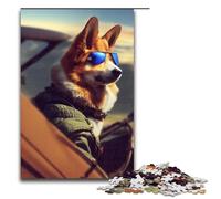 1000Piece Jigsaw Call Sign Corgi Jigsaw Puzzles Wooden Puzzles Educational Games Home Decoration 75x50cm