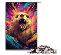 1000Piece Jigsaw Colored Groundhog Jigsaw Puzzles Wooden Puzzles Educational Games Home Decoration 1000 PCS(75x50cm)