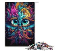 1000Piece Jigsaw Colorful Psychedelia of Strange Creatures Jigsaw Puzzles Wooden Puzzles Educational Games Home Decoration 1000 PCS(38x26cm)