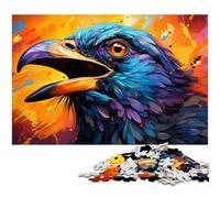 1000Piece Jigsaw Fantasy Colorful Crow Puzzles Paper Puzzles Educational Games Home Decoration 1000 PCS(38x26cm)