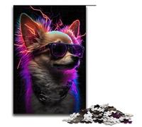 1000Piece Jigsaw Instant Print Chihuahua Puzzles Wooden Puzzles Educational Games Home Decoration 75x50cm