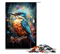 1000Piece Jigsaw Painting Color Bird Jigsaw Puzzles Wooden Puzzles Educational Games Home Decoration 1000PCS(75x50cm)