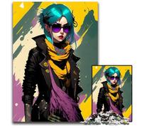 1000Piece Jigsaw Puzzle Anime Girl Challenging Puzzles for Holidays Birthdays And Family Game Nights 1000 PCS(75x50cm)