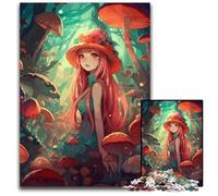 1000Piece Jigsaw Puzzle Anime Mushroom Girl Impossible Jigsaw Puzzles for Adults Brain Challenge for Teenagers & Home Decor 1000 PCS(38x26cm)
