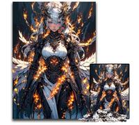 1000Piece Jigsaw Puzzle Beautiful Fiery Angel Puzzles for Adults for Teenagers Family Game Night BrainChallenging Gift Idea 1000 PCS(75x50cm)