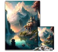 1000Piece Jigsaw Puzzle Beautiful Scenery Palace Jigsaw Puzzles for Adults Brain Teaser Adult Game Family Interactive Activity 1000 PCS(75x50cm)