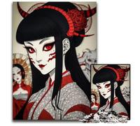 1000Piece Jigsaw Puzzle Beauty Demonic Princess Challenging Puzzles Perfect for Halloween Christmas Birthday Gift 1000 PCS(38x26cm)