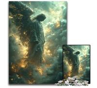 1000Piece Jigsaw Puzzle Fallen Angel Challenging Puzzles Perfect for Halloween Christmas Birthday Gift 1000 PCS(75x50cm)