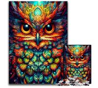 1000Piece Jigsaw Puzzle Fantasy Owl Paper Jigsaw Puzzles for Adults Educational Activity for Cognitive Skills Cognitive Skill Improvement 1000 PCS(38x26cm)