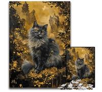 1000Piece Jigsaw Puzzle Feline DreamsPuzzles for Adults Brain Challenge Gift Educational Activity for Teenagers 1000 PCS(38x26cm)