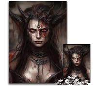 1000Piece Jigsaw Puzzle Female Demon DemonessPuzzles for Adults Brain Challenge Gift Educational Activity for Teenagers 1000 PCS(75x50cm)