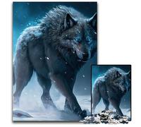 1000Piece Jigsaw Puzzle Fenrir The Norse Wolf14Paper Puzzles for Teenagers Family Fun DIY Brain Teaser Game Gift 1000 PCS(38x26cm)