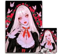 1000Piece Jigsaw Puzzle Gilded Crimson Maiden Challenging Puzzles Perfect for Family Gatherings Birthdays Holidays 1000 PCS(38x26cm)