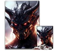 1000Piece Jigsaw Puzzle In Hell Wooden Puzzles for Teenagers Family Fun DIY Brain Teaser Game Gift 1000 PCS(75x50cm)