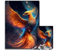 1000Piece Jigsaw Puzzle Phoenix Bird Paper Puzzles for Teenagers Family Fun DIY Brain Teaser Game Gift 1000 PCS(38x26cm)