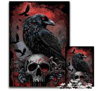 1000Piece Jigsaw Puzzle Raven Paper Puzzles for Teenagers Family Fun DIY Brain Teaser Game Gift 1000 PCS(38x26cm)