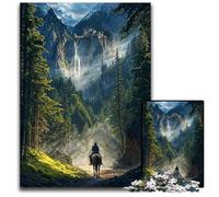 1000Piece Jigsaw Puzzle Return to The Hidden Valley Wooden Jigsaw Puzzles for Adults Educational Activity for Cognitive Skills Cognitive Skill Improvement 1000 PCS(75x50cm)