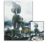 1000Piece Jigsaw Puzzle Temple to Freya Puzzles for Adults Brain Challenge Gift Educational Activity for Teenagers 1000 PCS(75x50cm)