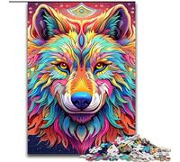 1000Piece Jigsaw Puzzles for Adults Art Wolf JigsawPuzzle 1000Pieces for Adults for Holidays & Birthdays (Size 26x38 cm)