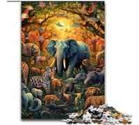 1000Piece Jigsaw Puzzles for Adults Colorful Art Animal World JigsawPuzzle 1000Pieces for Adults for Holidays & Birthdays (Size 50x75 cm)