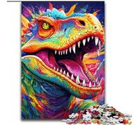 1000Piece Jigsaw Puzzles for Adults Colorful Dinosaur JigsawPuzzle 1000Pieces for Adults for Holidays & Birthdays (Size 50x75 cm)