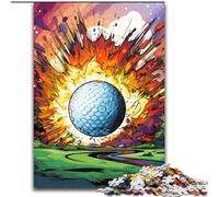 1000Piece Jigsaw Puzzles for Adults Colorful Golf Jigsaws 1000Pieces for Adults Educational Games Beautiful Decoration (Size 26x38 cm)