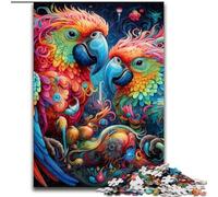 1000Piece Jigsaw Puzzles for Adults Colorful Parrot Jigsaws 1000Pieces for Adults Educational Games Beautiful Decoration (Size 50x75 cm)