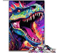 1000Piece Jigsaw Puzzles for Adults Dinosaur Art JigsawPuzzle 1000Pieces for Adults for Holidays & Birthdays (Size 26x38 cm)