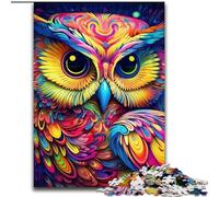 1000Piece Jigsaw Puzzles for Adults Pink Owl JigsawPuzzle 1000Pieces for Adults for Holidays & Birthdays (Size 50x75 cm)