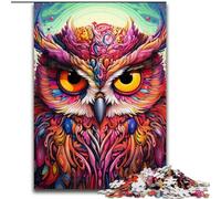 1000Piece Jigsaw Puzzles for Adults Pink Owl JigsawPuzzle 1000Pieces for Adults for Holidays & Birthdays (Size 50x75 cm)