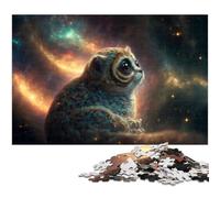 1000Piece Jigsaw Slow Loris Puzzles Wooden Puzzles Educational Games Home Decoration (Size 75x50cm)